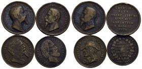 Medaglie - Lotto di 4 medaglie di piccolo modulo - Varie