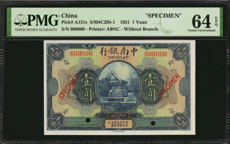 CHINA--REPUBLIC

(t) CHINA--REPUBLIC. China & South Sea Bank Limited. 1 Yuan, ...