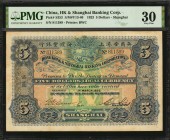 CHINA--FOREIGN BANKS

(t) CHINA--FOREIGN BANKS. Hong Kong & Shanghai Banking Corp. 5 Dollars, 1923. P-S353. PMG Very Fine 30.

(S/M#Y13-40). Print...