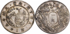 Chihli (Pei Yang)

Possibly Unique Chihli Year 15 Pheonix Dollar

(t) CHINA. Chihli (Pei Yang). Silver Dollar Pattern, Year 15 (1889). Tientsin Mi...