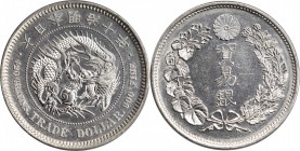 JAPAN

JAPAN. Trade Dollar, Year 10 (1877). Osaka Mint. Mutsuhito (Meiji). PCGS Genuine--Cleaned, Unc Details Gold Shield.

KM-Y-14; JNDA-01-12. A...