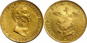 PHILIPPINES

Unique Empire of Iturbide Filipino 8 Escudos

PHILIPPINES. Philippines - Mexico. 8 Escudos, ND (1834-37). Isabel II. PCGS MS-61 Gold ...