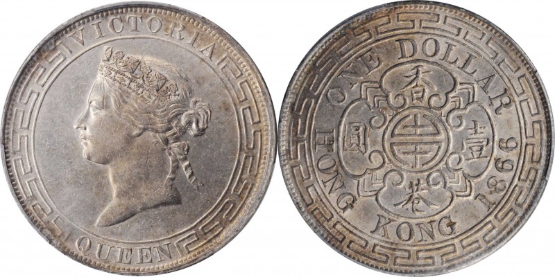 HONG KONG

HONG KONG. Dollar, 1866. Hong Kong Mint. Victoria. PCGS AU-55 Gold ...