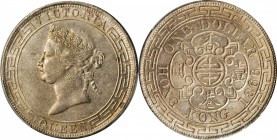 HONG KONG

(t) HONG KONG. Dollar, 1866. Hong Kong Mint. Victoria. PCGS AU-53 Gold Shield.

KM-10; Mars-C41; Prid-1. A well struck wholesome exampl...