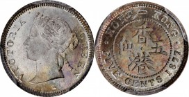 HONG KONG

HONG KONG. 5 Cents, 1877-H. Heaton Mint. Victoria. PCGS MS-68 Gold Shield.

KM-5; Mars-C8. A good deal of argent brilliance is noted on...