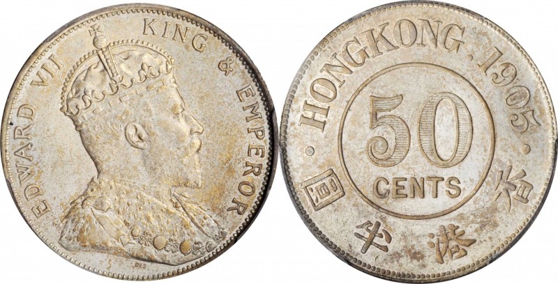 HONG KONG

HONG KONG. 50 Cents, 1905. London Mint. PCGS MS-63 Gold Shield.

...