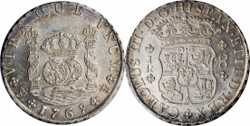 BOLIVIA

BOLIVIA. 8 Reales, 1769-PTS JR. Potosi Mint. Charles III. PCGS MS-61 Gold Shield.

KM-50. Variety with curved/fancy 9 and without dot aft...