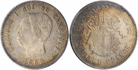 CAMBODIA

CAMBODIA. 4 Francs, "1860" (ca. 1887-1901). Phnom Penh Mint. Norodom I. PCGS MS-65+ Gold Shield.

KMX-M8; Lec-83; Gad-8. An exceptional ...