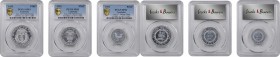 CAMBODIA

CAMBODIA. Aluminum Piefort Essai (Pattern) Set (3 Pieces), 1953. Paris Mint. All PCGS Gold Shield Certified.

1) 50 Centimes. PCGS SPECI...