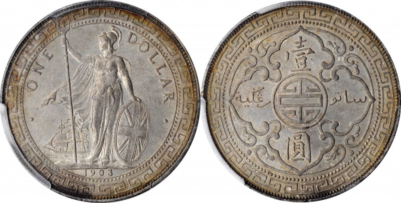 Edward VII to current (since 1902)

GREAT BRITAIN. Trade Dollar, 1903/2-B. Bom...