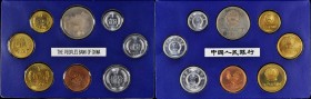 Other

(t) CHINA. Proof Set (8 Pieces), 1981. Average Grade: CHOICE PROOF.

KM-PS7. Containing Fen to Yuan and copper medal depicting the lunar an...