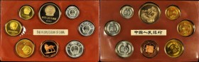 Other

(t) CHINA. Proof Set (8 Pieces), 1982. Average Grade: CHOICE PROOF.

KM-PS9. Set includes the seven coins issued during the year as well as...