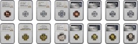 Other

(t) CHINA. Proof Set (8 Pieces), 1982. All NGC Certified.

KM-PS9. 1) Yuan. NGC PROOF-68 Ultra Cameo. 2) 5 Fen. NGC PROOF-67 Cameo. 3) 2 Fe...
