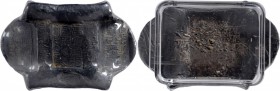 Sycee

(t) CHINA. Yunnan Sanchuo Jieding. Provincial Three Stamp Remittance Ingots. Silver 5.25 Tael Bank Ingot, ND. Graded "AU" by Zhong Qian Ping ...