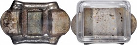 Sycee

(t) CHINA. Yunnan Sanchuo Jieding. Provincial Three Stamp Remittance Ingots. Silver 4.75 Tael Bank Ingot, ND. Graded "UNC" by Zhong Qian Ping...