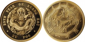 Empire General Issues

Fantastic 29rd Year Gold Tael Pattern Restrike

(t) CHINA. Gold Tael Pattern (Modern Restrike), Year 29 (1903). NGC PROOF-6...