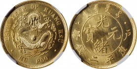 Empire General Issues

Attractive 2 Mace Pattern Restrike

(t) CHINA. Gold 2 Mace Pattern (Modern Restrike), Year 29 (1903). NGC PROOF-64.

L&M-...