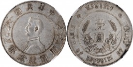 Sun Yat-sen/"Memento" & Li Yuanhong types (L&M 42-62 / 1026)

(t) CHINA. Dollar, ND (1927). NGC EF-45.

cf. L&M-50-60 var. (for other imitations);...