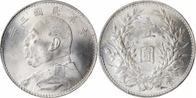 Year 3/1914 (L&M: 63-73 / 858-860)

(t) CHINA. Dollar, Year 3 (1914). PCGS MS-63+ Gold Shield.

L&M-63; K-646; KM-Y-329; WS-0174-1. An attractive ...