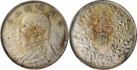 Year 3/1914 (L&M: 63-73 / 858-860)

(t) CHINA. Dollar, Year 3 (1914). PCGS Genuine--Cleaned, AU Details Gold Shield.

L&M-63f; K-646; cf. KM-Y-329...