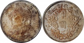 Year 3/1914 (L&M: 63-73 / 858-860)

(t) CHINA. 50 Cents, Year 3 (1914). PCGS Genuine--Environmental Damage, AU Details Gold Shield.

L&M-64; K-655...