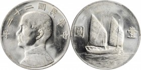 Year 19 to 23 (1930-1934)

CHINA. Dollar, Year 22 (1933). PCGS MS-62 Gold Shield.

L&M-109; K-623; KM-Y-345; WS-0145a. A better date in this short...