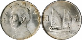 Year 19 to 23 (1930-1934)

(t) CHINA. Dollar, Year 23 (1934). PCGS MS-64 Gold Shield.

L&M-110; K-624; KM-Y-345; WS-0146. Near-Gem quality with sh...