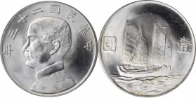 Year 19 to 23 (1930-1934)

(t) CHINA. Dollar, Year 23 (1934). PCGS MS-64.

L&M-110; K-624; KM-Y-345; WS-0146. Save for the subtlest of grazes acro...
