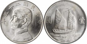 Year 19 to 23 (1930-1934)

(t) CHINA. Dollar, Year 23 (1934). PCGS MS-64.

L&M-110; K-624; KM-Y-345; WS-0146. A shimmering and glistening near-Gem...