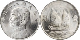 Year 19 to 23 (1930-1934)

(t) CHINA. Dollar, Year 23 (1934). PCGS MS-64.

L&M-110; K-624; KM-Y-345; WS-0146. Delightfully argent and brilliant, t...