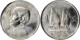 Year 19 to 23 (1930-1934)

(t) CHINA. Dollar, Year 23 (1934). NGC MS-64.

L&M-110; K-624; KM-Y-345; WS-0146. Minimally marked with sparkling luste...