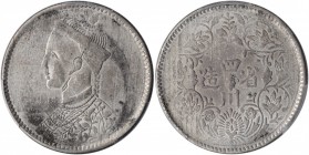 Szechuen-Tibet

(t) CHINA. Szechuan-Tibet. Rupee, ND (1911-33). PCGS AU-55 Gold Shield.

L&M-359; K-589; KM-Y-3.3. Variety with collar and vertica...