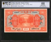 CHINA--REPUBLIC

(t) CHINA--REPUBLIC. Bank of China. 10 Yuan, 1930. P-69. PCGS GSG About Uncirculated 55.

(S/M#C294-172). Printed by ABNC. Amoy....