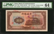 CHINA--REPUBLIC

(t) CHINA--REPUBLIC. Bank of Communications. 10 Yuan, 1941. P-159e. Misalignment Error. PMG Choice Uncirculated 64.

(S/M#C126-25...