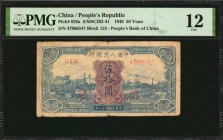 CHINA--PEOPLE'S REPUBLIC

CHINA--PEOPLE'S REPUBLIC. People's Bank of China. 50 Yuan, 1949. P-826a. PMG Fine 12.

(S/M#C282-41). Block 123. A fine ...