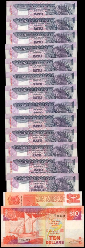 SINGAPORE

SINGAPORE. Board of Commissioners of Currency. 1, 2 & 10 Dollars, N...