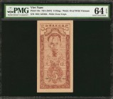 VIETNAM

VIETNAM. Viet Nam Dan Chu Cong Hoa. 5 Dong, ND (1947). P-10c. PMG Choice Uncirculated 64 EPQ.

Watermark of oval with Vietnam. With clear...