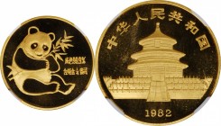 Pandas Issues

CHINA. Gold 1/4 Ounce, 1982. Panda Series. NGC MS-69.

Fr-B6; KMX-MB9; PAN-4A. A SCARCE and brilliant prooflike strike with reflect...