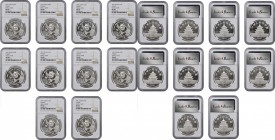 Pandas Issues

CHINA. Group of Silver 10 Yuan (10 Pieces), 1991. Panda Series. All NGC MS-68 Certified.

KM-386.3; PAN-155B. All Small Date variet...