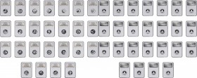 Pandas Issues

CHINA. Group of Silver 1/4 Ounce Proofs (25 Pieces), 2007. Panda Series. All NGC PROOF-69 Ultra Cameo Certified.

PAN-435A to -459A...