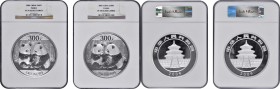 Pandas Issues

CHINA. Duo of Silver 300 Yuan (Kilos) (2 Pieces), 2009. Panda Series. Both NGC PROOF-70 Ultra Cameo Certified.

KM-1871; PAN-505A. ...