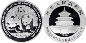 Pandas Issues

CHINA. Quintet of Silver 10 Yuan (5 Pieces), 2010. Panda Series. All NGC MS-69.

1-5) KM-unlisted. Struck to commemorate the listin...