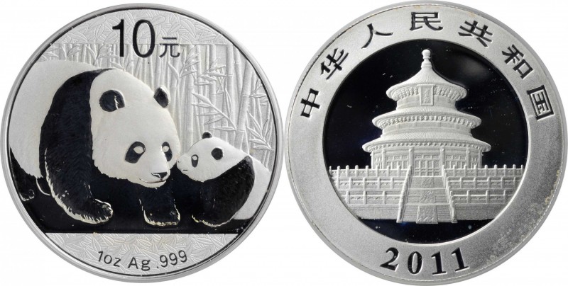 Pandas Issues

CHINA. Group of Silver 10 Yuan (20 Pieces), 2011. Panda Series....
