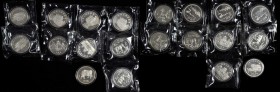 Lunar Issues

(t) CHINA. Group of 10 Yuan (10 pieces), 1985-91. Lunar Series. Average Grade: CHOICE PROOF.

A nice gathering of popular lunar issu...