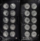 Lunar Issues

CHINA. Group of Silver 10 Yuan (10 Pieces), 2011. Lunar Series, Year of the Rabbit. Average Grade: BRILLIANT PROOF.

KM-1973. A plas...