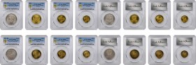 Other

(t) CHINA. Octet of Mixed Modern Issues (8 Pieces), 1981. All PCGS Gold Shield Certified.

1-2) Yuan. MS-65 and MS-64. KM-18; Sun-B5a. Grea...