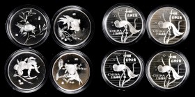 Other

CHINA. Silver Proof Set of Medallic Issues (4 Pieces), ND (1984). All NGC Certified.

Cheng-pg. 96#1-4. Diameter: 36 mm. An official mint p...