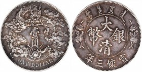 Empire General Issues

(t) CHINA. Dollar, Year 3 (1911). Tientsin Mint. PCGS Genuine--Cleaned, EF Details Gold Shield.

L&M-37; K-227; KM-Y-31; WS...