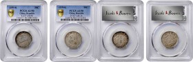 China Mixed Lots

(t) CHINA. Duo of 20 Cents (2 Pieces), Years 3 & 5 (1914 & 1916). Both PCGS AU-50 Gold Shield Certified.

1) Year 3 (1914). KM-Y...