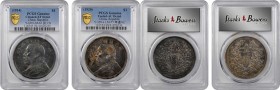 China Mixed Lots

(t) CHINA. Duo of Dollars (2 Pieces), Years 3 & 9 (1914 & 1920). Both PCGS Gold Shield Certified.

1) Year 3 (1914). PCGS EF Det...